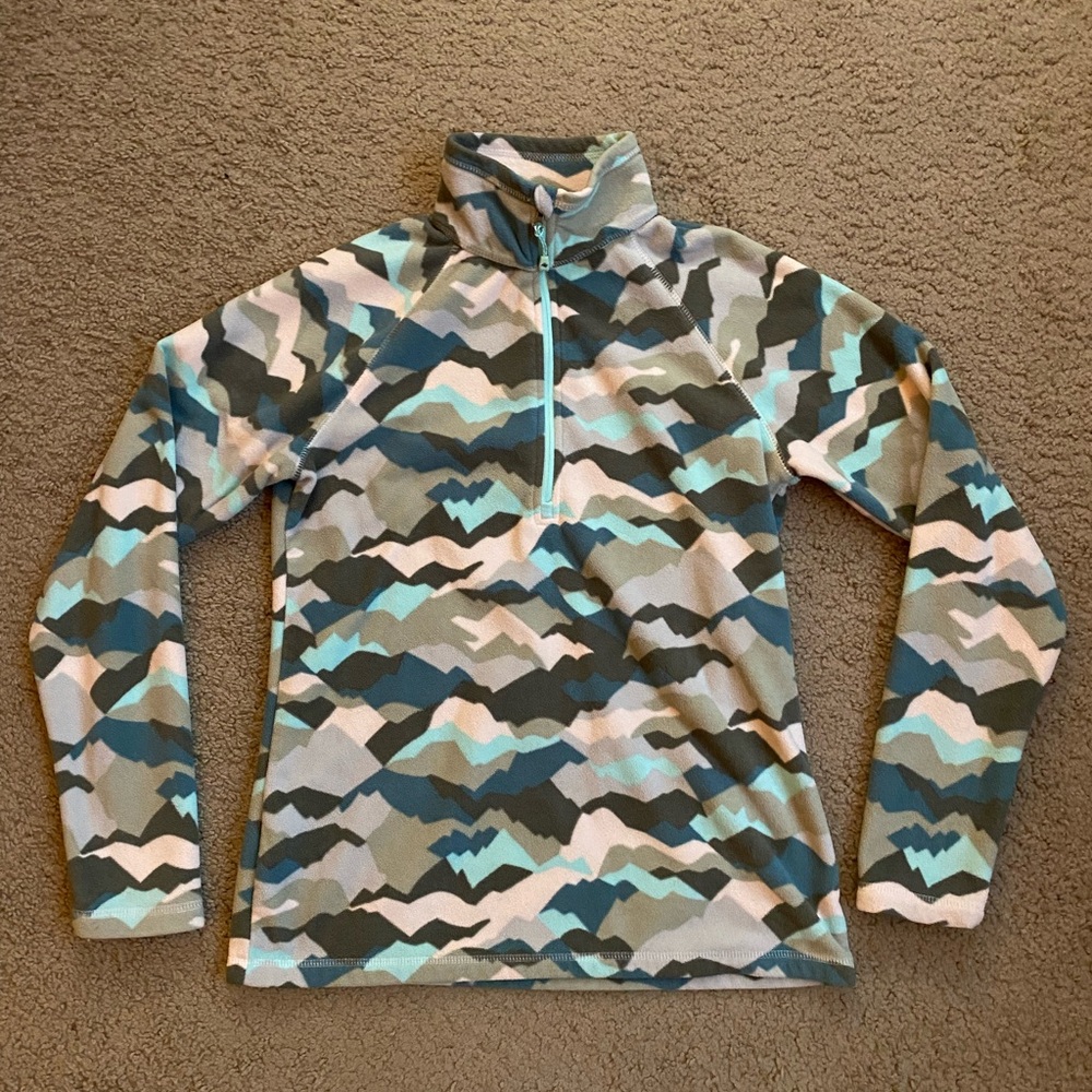 Eddie Bauer Multicolor Fleece Pullover